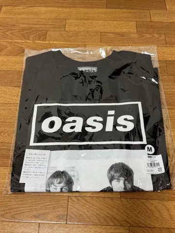 oasis Tour Photo Mono 셔츠 M 사이즈 블랙