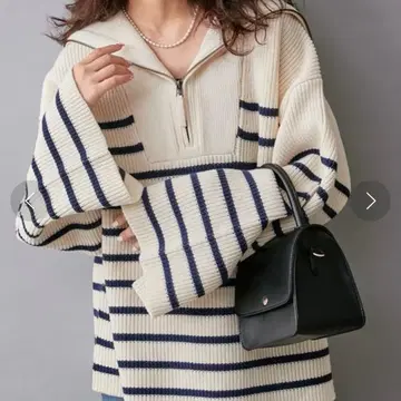 [ willow ] 보더 세일러 ZIP 풀오버