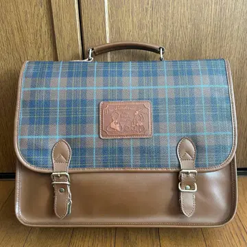 산리오 더 보드빌 듀오 새첼백 브라운 체크