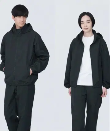 무인양품 발수 나일론 윈드 브레이커