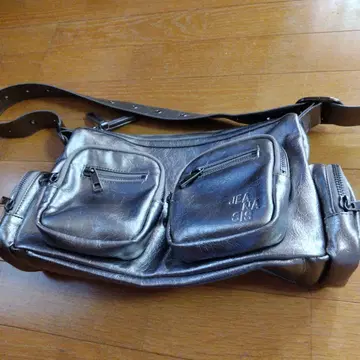 JEANASIS 메탈릭 숄더백 메신저 백