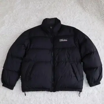 퍼스트다운 다운 자켓 블랙 그레이 L 2웨이
