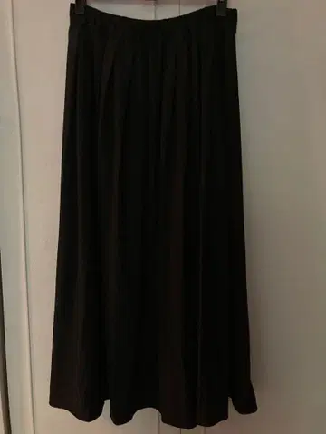 MUJI Labo 블랙 플레어 스커트 M