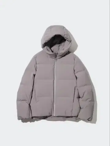 미사용 택 포함 유니클로 심리스 다운 후드티