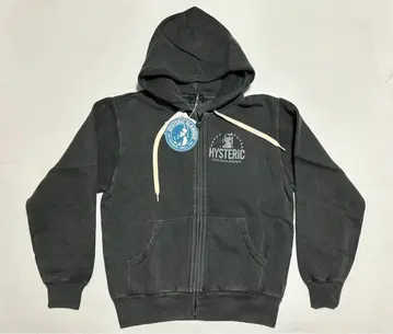 특가 HYSTERIC GLAMOUR 풀 집업 후드티 그레이
