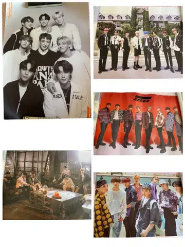 ateez 아치즈 포스터 5장 세트 1