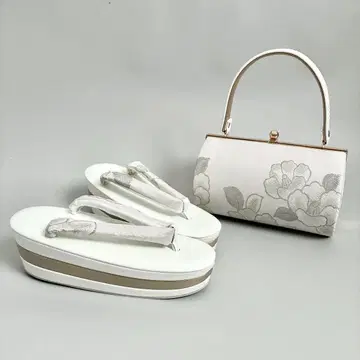 [백동백] 직조 원단 조리 백 세트 프리 사이즈 성인식 졸업식