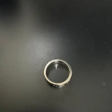 실버 숫자 각인 반지