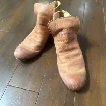 Varisista 브라운 가죽 숏부츠