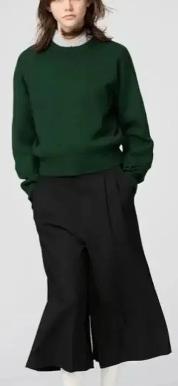 새상품 블랙 큐롯 기장 짧은 L 사이즈