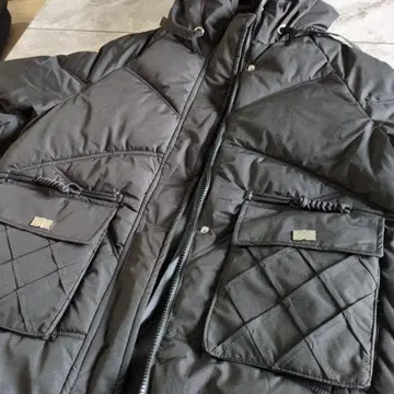 블랙 퀼팅 자켓