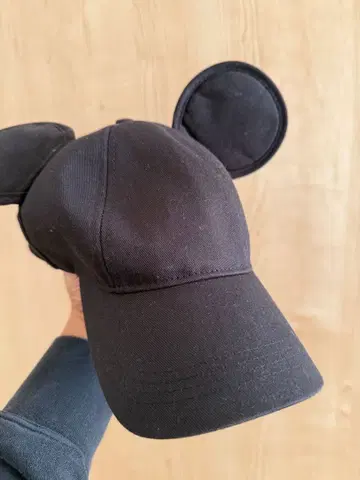 캘리포니아 디즈니 구매 미키마우스 귀 포함 블랙 캡