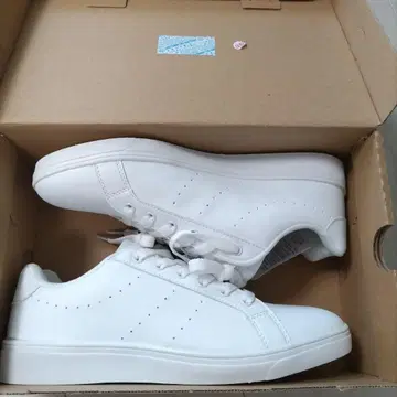 화이트 스니커즈 24.5 여성용