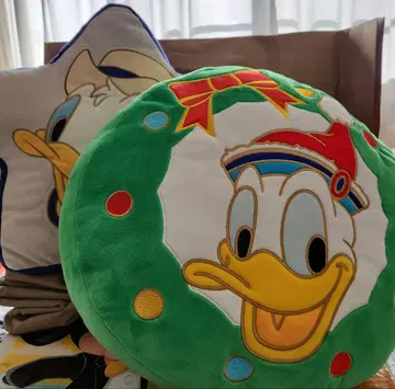 디즈니 리조트 게임 경품 쿠션 2개