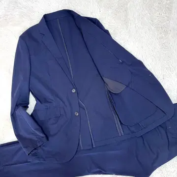 [ 세탁 가능 신축성 새상품급 ] 나노 유니버스 트래블 수트 네이비 조절