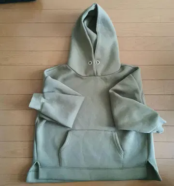 rectangle 올리브 그린 후드티