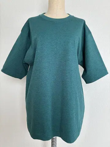 URBAN RESEARCH DOORS 오버 사이즈 T셔츠 다크 그린