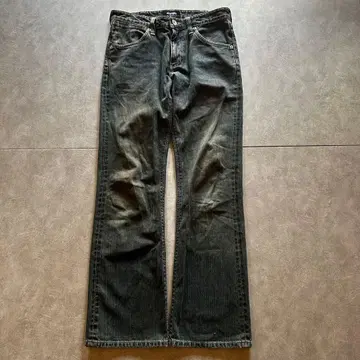 archive wrangler grunge fade denim pants