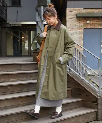 MACOBER x FREAK'S STORE 별주 스텐카라 코트 올리브