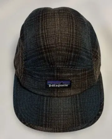 파타고니아 리사이클 울 캡 체크 무늬 옴브레 모자 22320