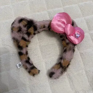 USJ 헬로키티 레오파드 무늬 머리띠