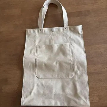 신자부로 캔버스 베이지 토트백