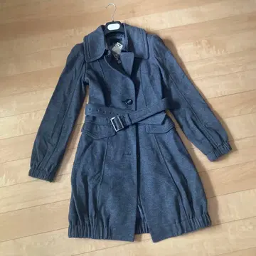 [새 상품 미사용] BOSCH 보쉬 38 포근한 울 코트 벨트 그레이