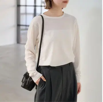 25SS 프레임워크 시어 미니 와플 롱 T