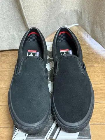 반스 스케이트 슬립온 팝 쿠쉬 블랙 US11 29cm