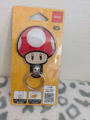 [ 새상품 ] Nintendo 마리오 슈퍼 버섯 스마트폰 스탠드 멀티링