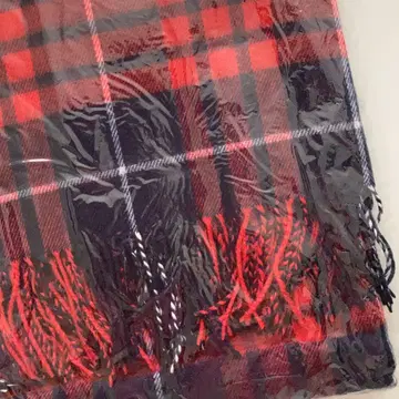 [ 미사용 새상품 ] 대형 체크 스톨 머플러