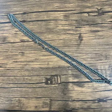 더블 체인 목걸이