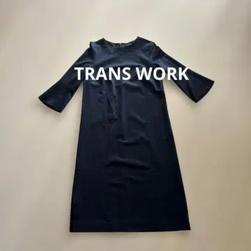 트랜스워크 원피스 / 네이비 / 38