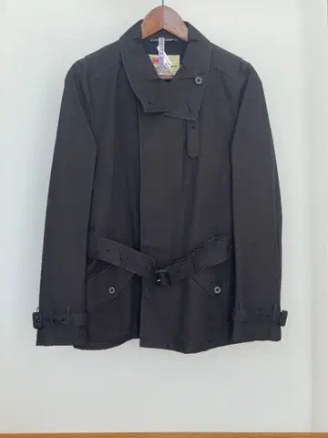 트래디셔널 웨더웨어 숏 트렌치 M 블랙