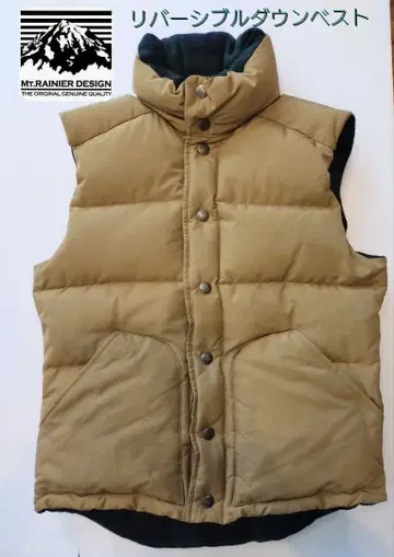 MT.RAINIER DESIGN 리버서블 다운 베스트