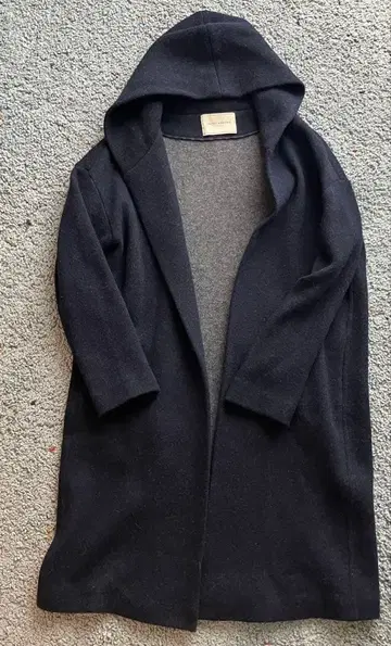 UNITED ARROWS 더블 페이스 후디드 코트