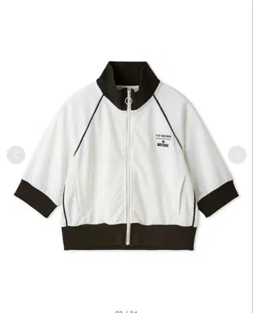 [ LILY BROWN x MARY QUANT ] 하프 슬리브 트랙 자켓
