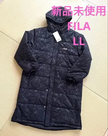 미사용 새상품 FILA (휠라) 충전솜 롱 코트 벤치 코트 방한 LL