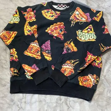 레어 (조이 리치 & 말콤 스튜어트) 피자 패턴 트레이닝복