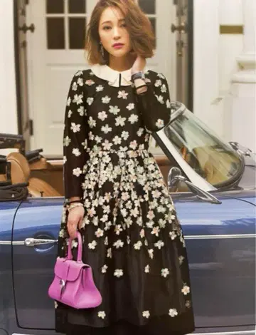 Chesty 꽃 자수 원피스 클리닝 완료 새상품급 파티 드레스