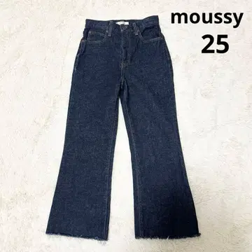 moussy 플레어 데님 25인치