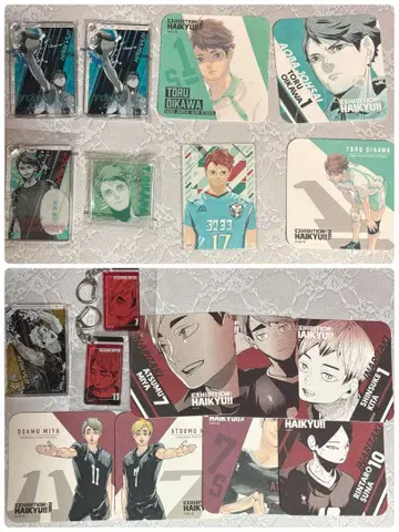 하이큐전 아트 코스터 아크릴 블록