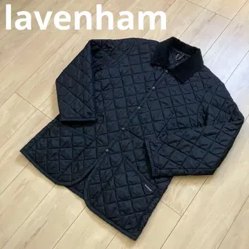 lavenham 라벤햄 퀼팅 자켓 블랙 다이아몬드