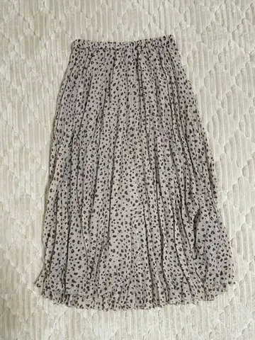 프레임워크 레오파드 히우 무늬 롱 스커트