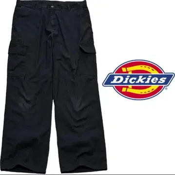 Dickies 블랙 와이드 카고 팬츠 밀리터리 archive 구제 의류