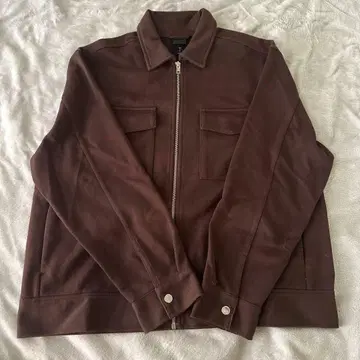 브라운 XL 점퍼 블루종