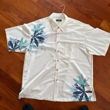 KARI-BIZ 알로하 셔츠 5L 화이트