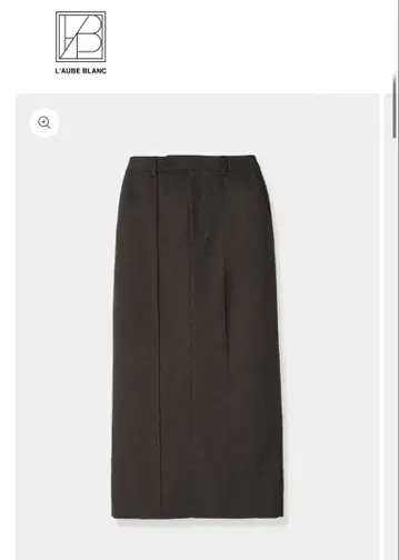 로브 블랑 Front Pin-tuck Pencil Skirt M