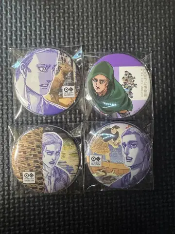 진격의 거인 엘빈 캔 배지