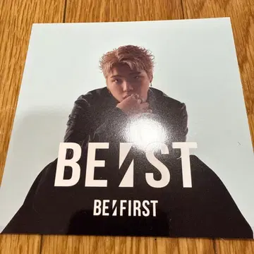 BE:FIRST [BE:ST] 특전 아코디언 포토카드 SHUNTO